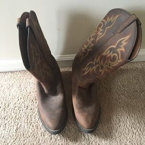 Justin's Leather Cowboy Boots